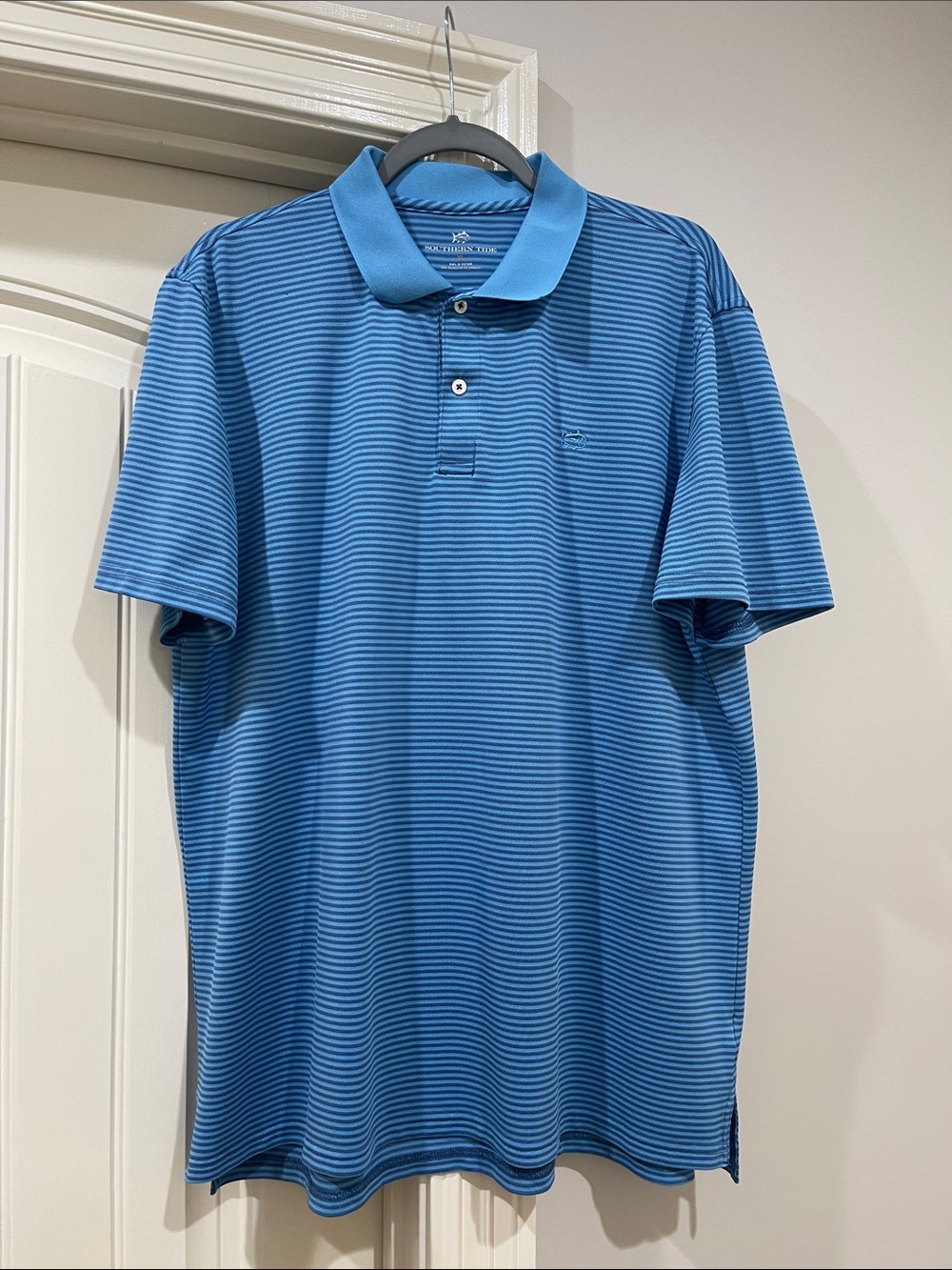 Southern Tide Striped Performance Polo